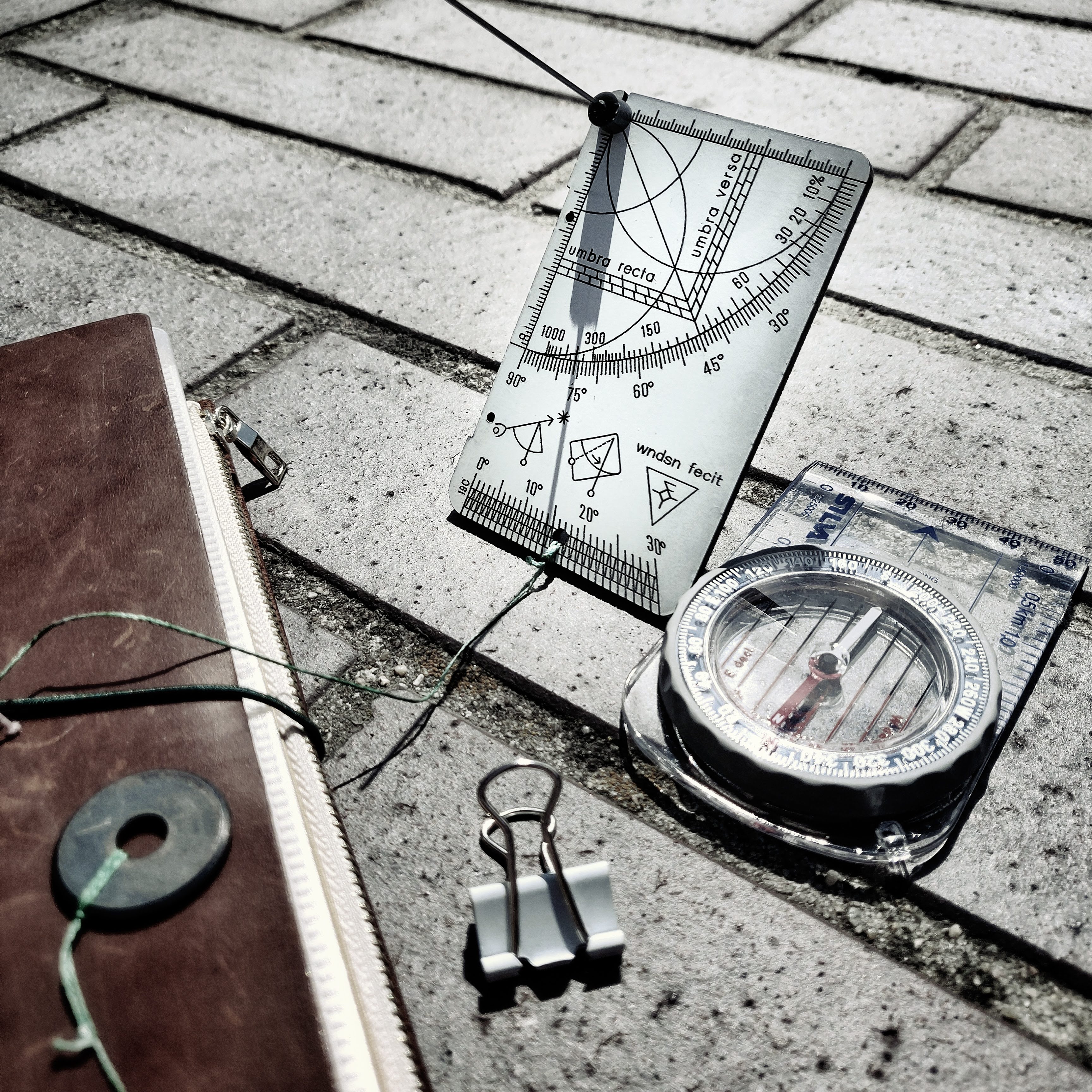 Der Wndsn Quadrant-Telemeter als Äquatorialsonnenuhr.