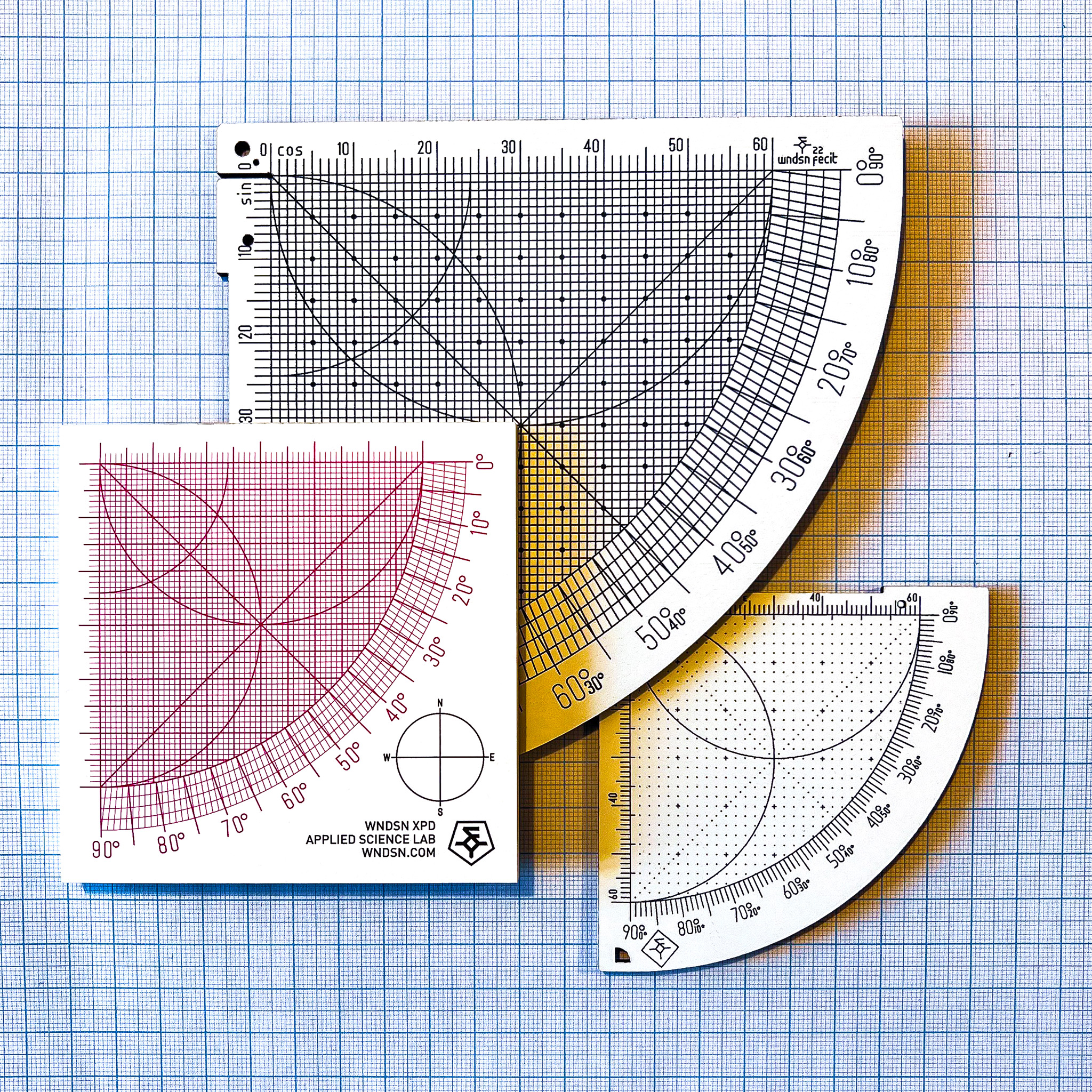 Diverse Sinusquadranten von Wndsn.